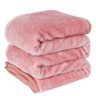  flannel warming blanket-pink